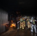 U.S., ROKAF firefighters battle the blaze during fire training