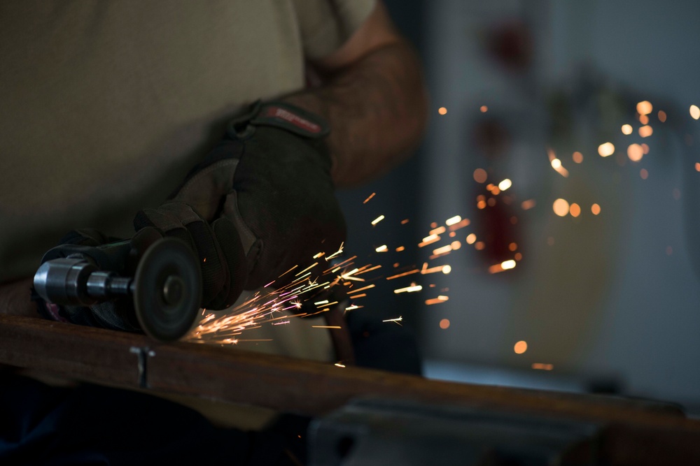 39th MXS metals techs make sparks flying