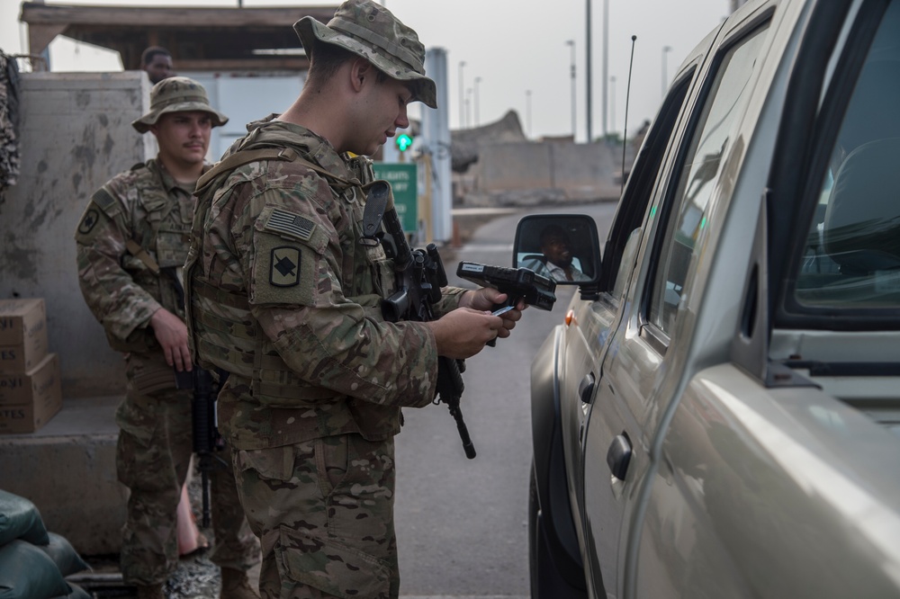 CJTF-HOA Security team provides force protection