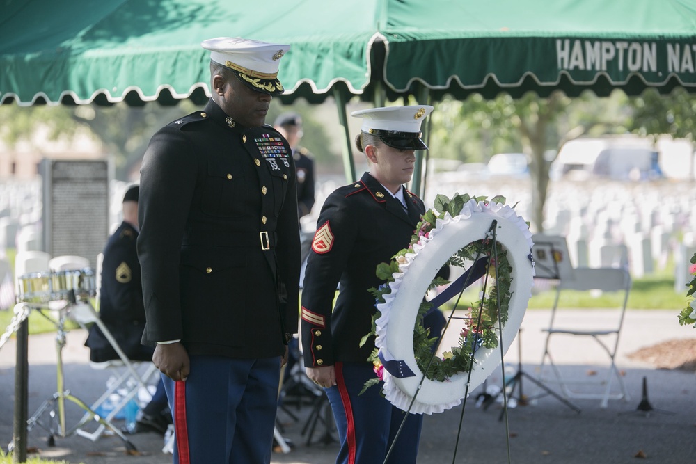 Hampton National Cemetery Wreath Laying Ceremony