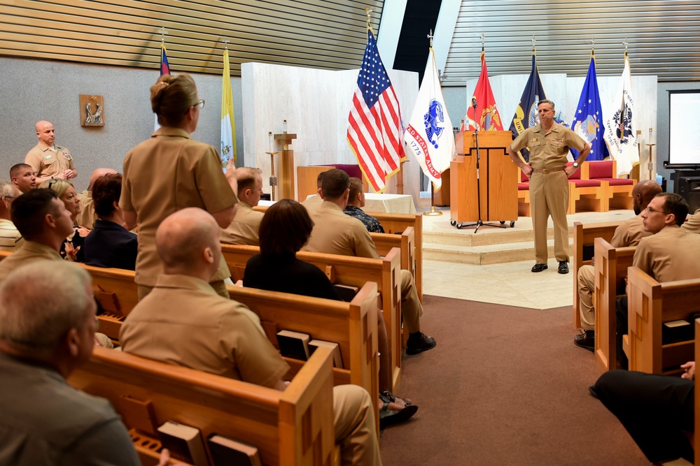 Chief of Naval Personnel Visits Corry Station