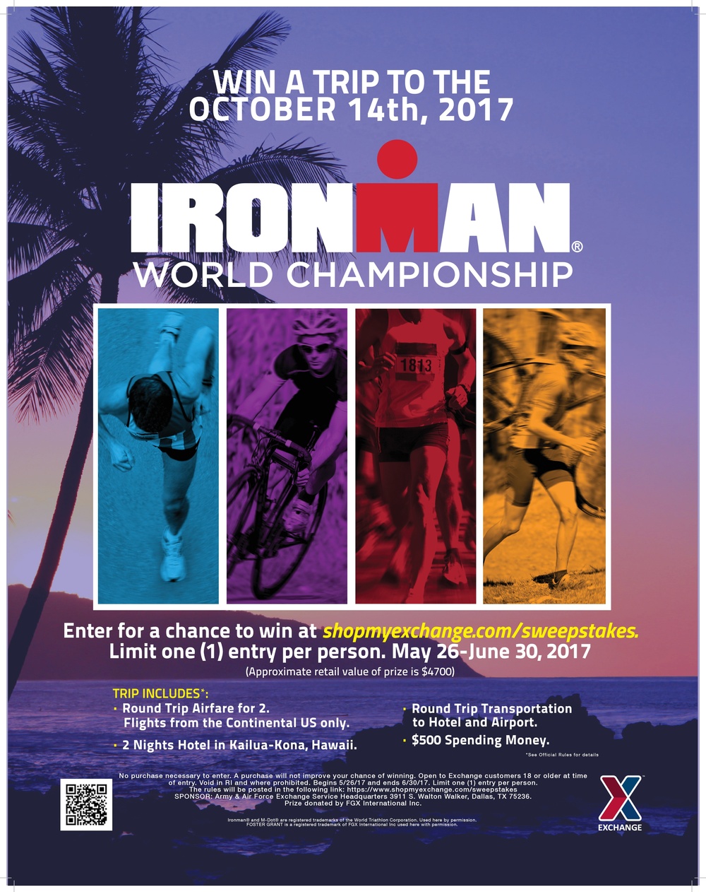 Foster Grant Ironman 2017 Sweepstakes