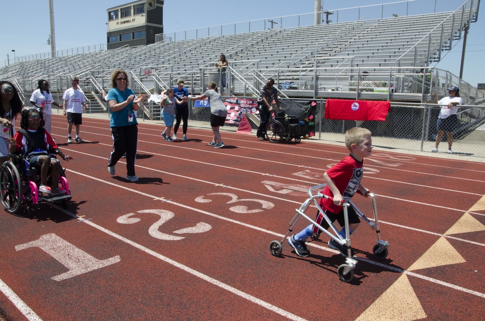 ‘Spirit of a Champion’ Fort Campbell students compete in post’s first Special Olympics