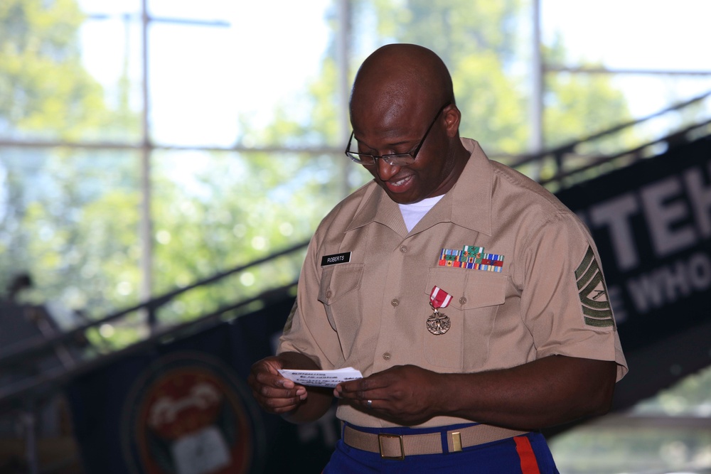 Bronx native retires after two decades with Marines