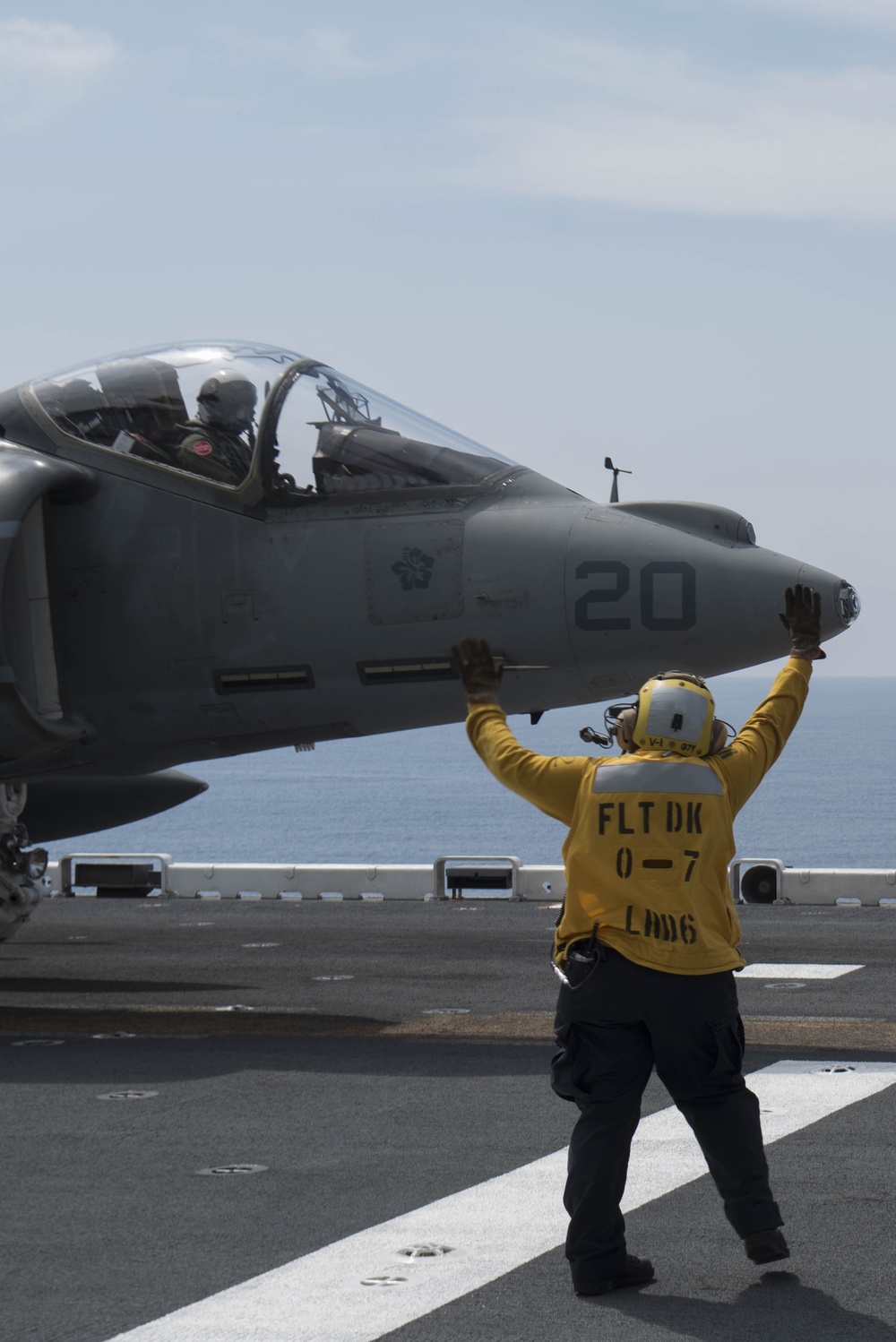 “Tomcats” of Marine Attack Squadron (VMA) 311, embark the amphibious assault ship USS Bonhomme Richard (LHD 6)