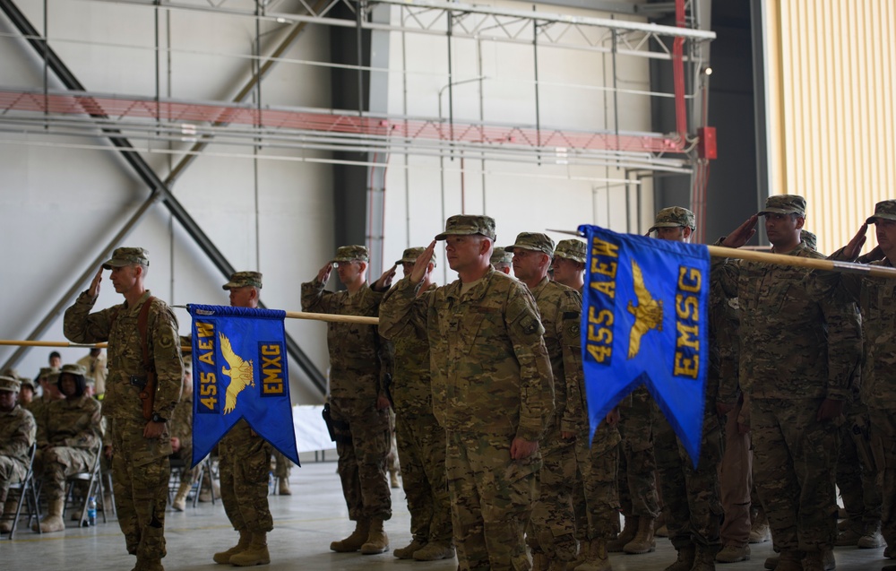 Bagram welcomes new commander: Baker takes helm of the 455th AEW