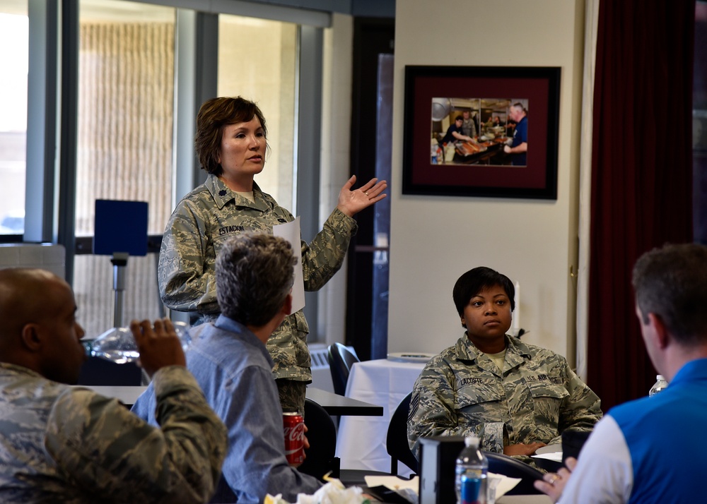 CAPE members tour Warfield ANG Base