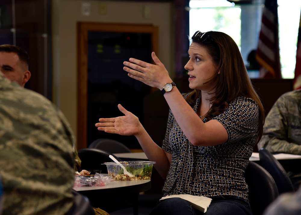 CAPE members tour Warfield ANG Base