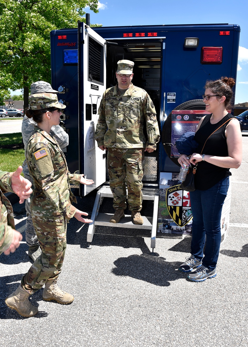 CAPE members tour Warfield ANG Base