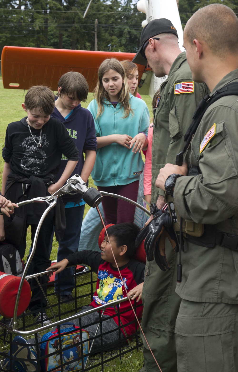 SAR Demonstration at Olympic View Elementary School Career Day