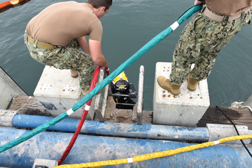 Undersea Rescue Command doing Diving Supervisor drills