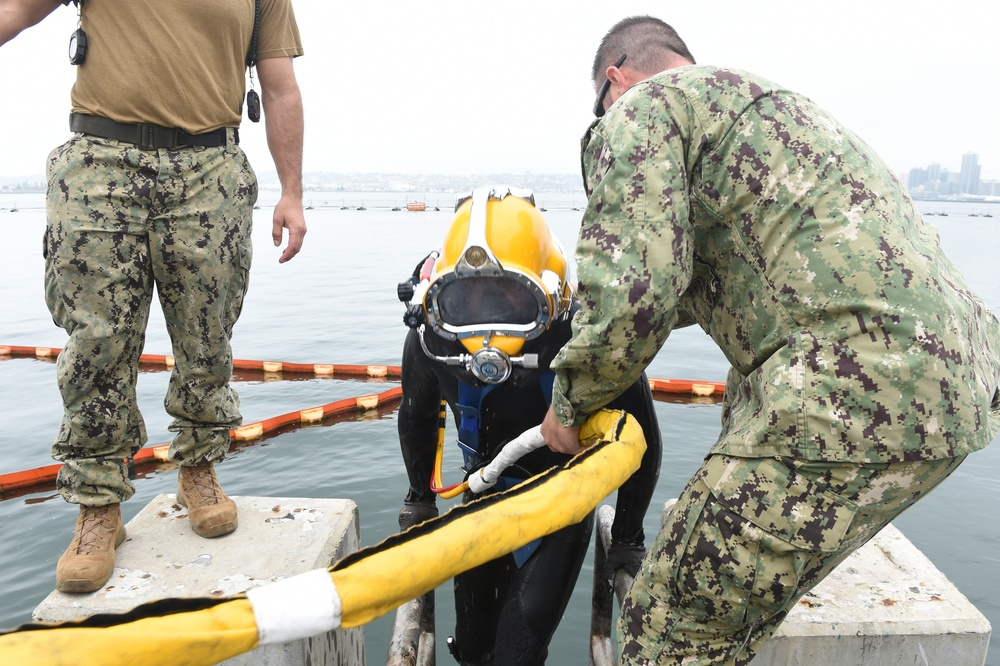 Undersea Rescue Command is doing Diving Supervisor drills