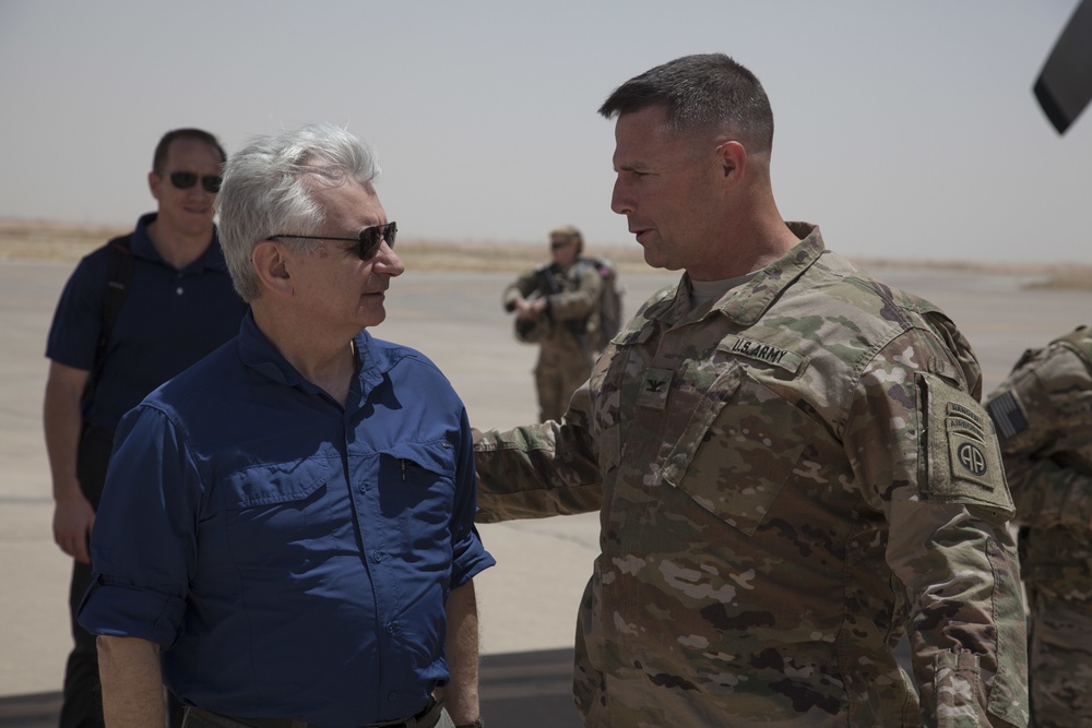 U.S. Senator Jack Reed Visits Deployed Troops