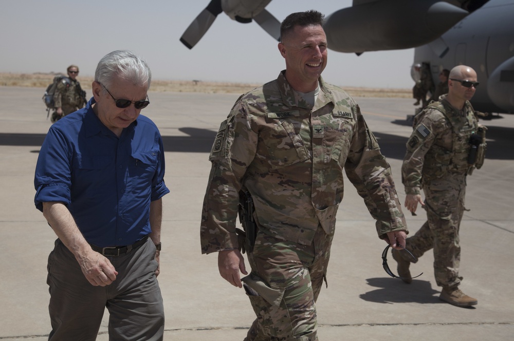 U.S. Senator Jack Reed Visits Deployed Troops