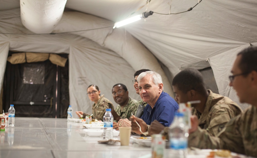 U.S. Senator Jack Reed Visits Deployed Troops