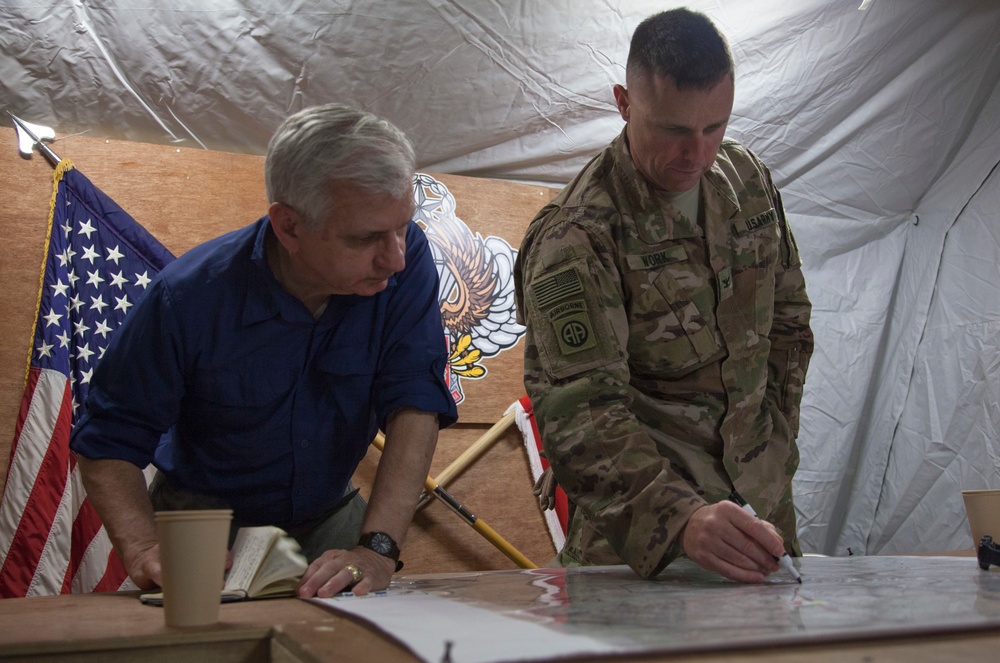 U.S. Senator Jack Reed Visits Deployed Troops