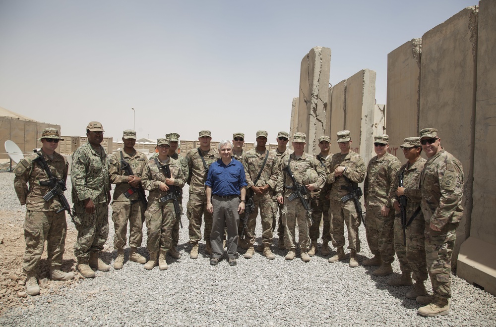 U.S. Senator Jack Reed Visits Deployed Troops