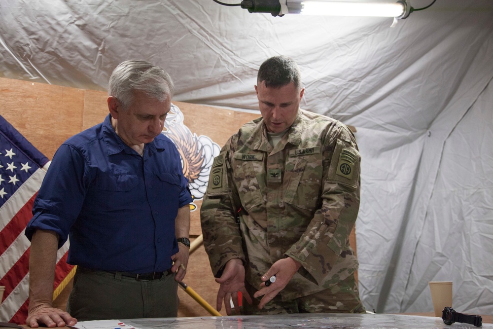 U.S. Senator Jack Reed Visits Deployed Troops