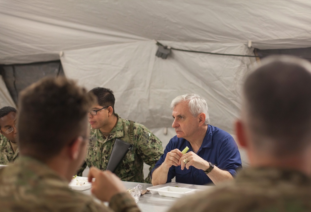 U.S. Senator Jack Reed Visits Deployed Troops