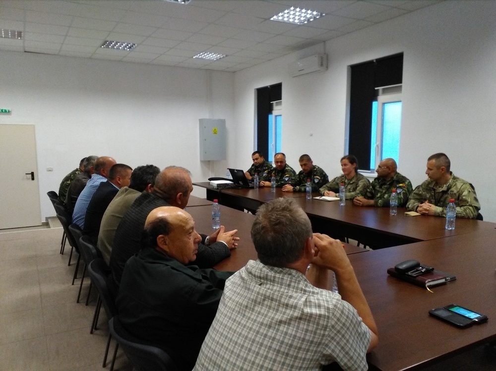 Community Members and Military Leaders Convene at the JNTC, Cincu, Romania