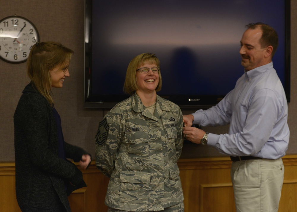 Chief Master Sgt. Stephanie Ware Promotion
