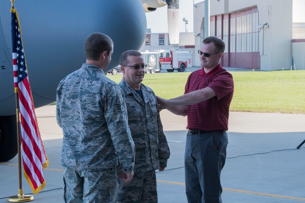 130th Airlift Wing adds two new Chiefs to its ranks
