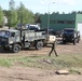 US Soldiers delivering equipment for Saber Strike Exercise