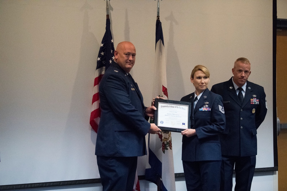 130th Airlift Wing honors new CCAF graduates