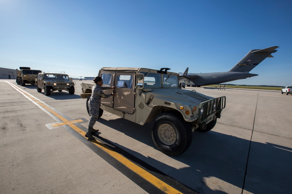 Joint Aerial Port and Army mobility exercise