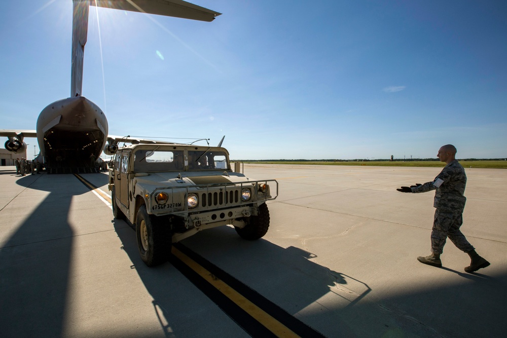 Joint Aerial Port and Army mobility exercise