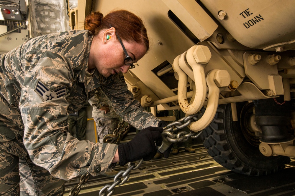 Joint Aerial Port and Army mobility exercise