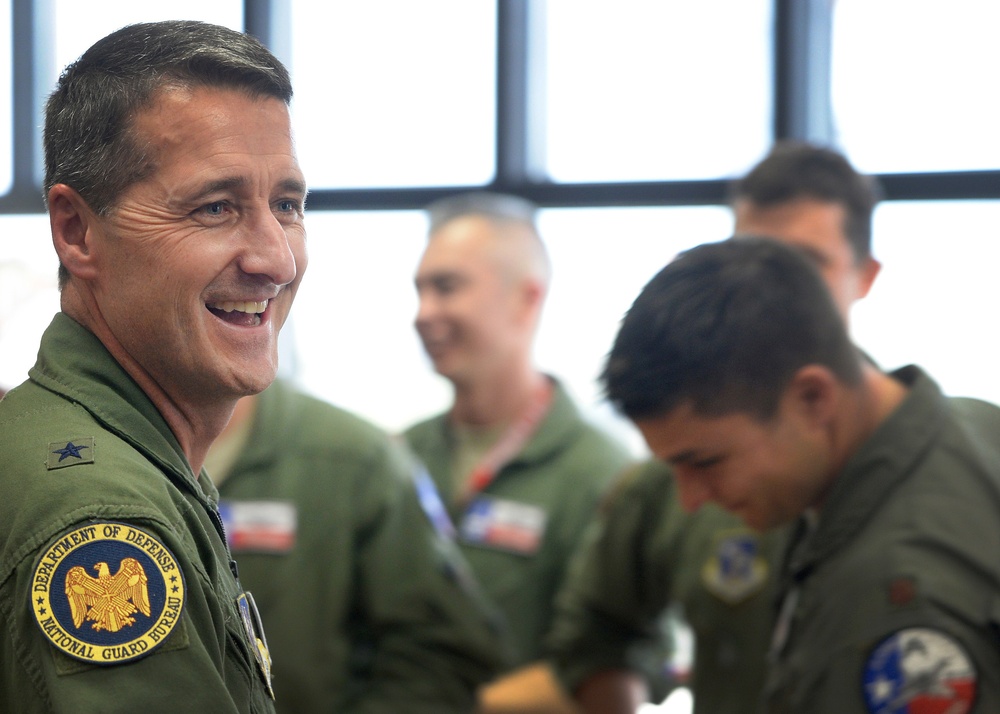 ANG Readiness Center Commander visits 149th Fighter Wing