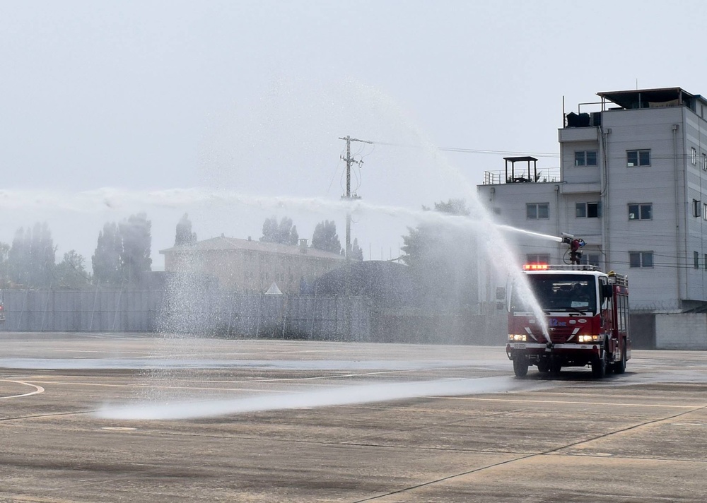 Chinook Helicopter Practices at Camp Walker
