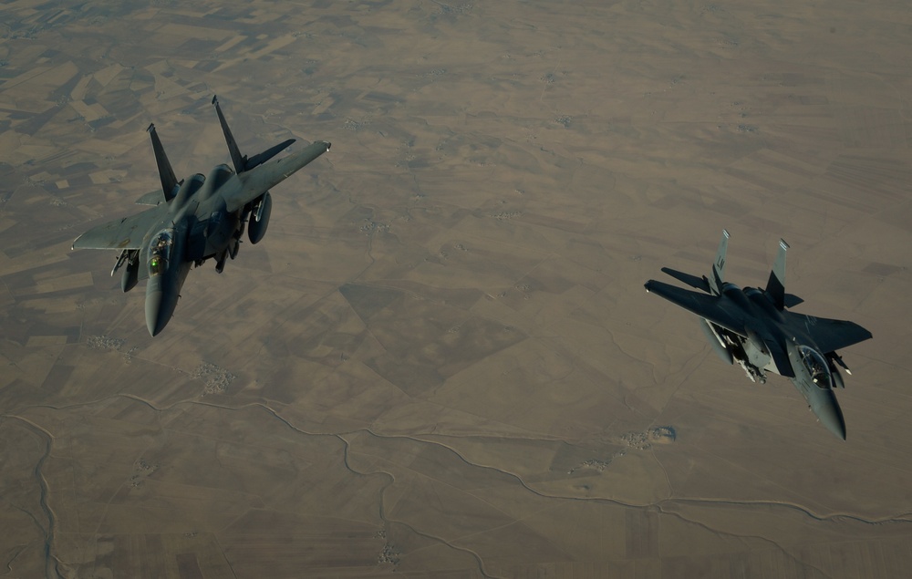 KC-10s refuel the OIR fight