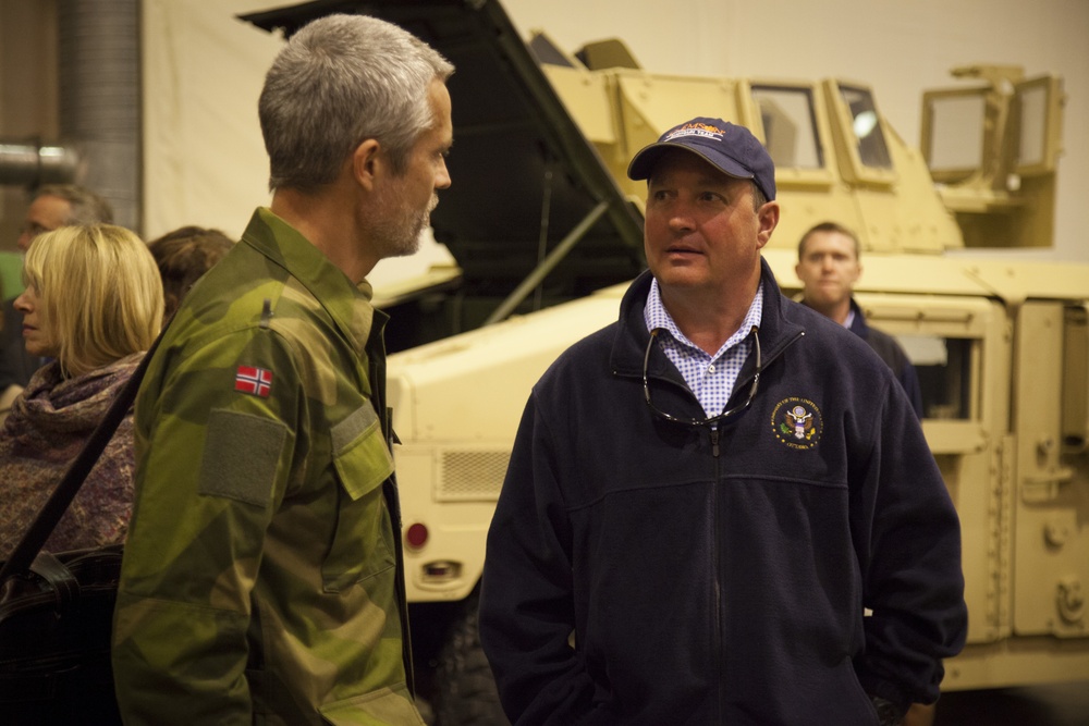 Congressional delegation Norway: House of Representatives members tour cave in Norway