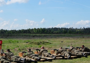 Battle Group Poland take aim at a Polish Veterans Day shooting Competition