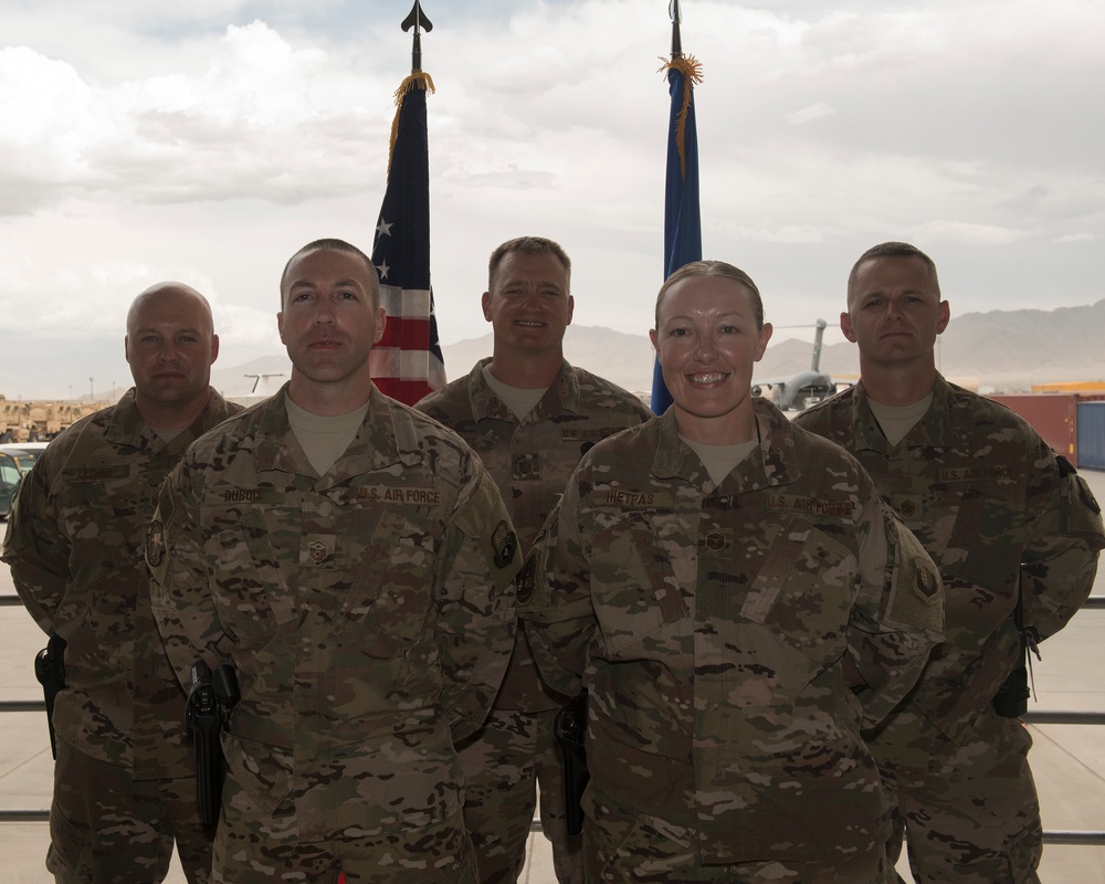 From the Swamp to the Mountains: Barksdale first sergeants deploy in force in support of Bagram Airmen