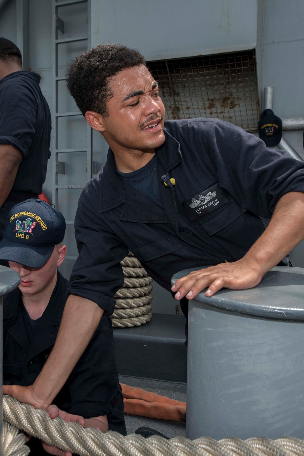 USS Bonhomme Richard (LHD 6) Arrives in White Beach, Okinawa, Japan