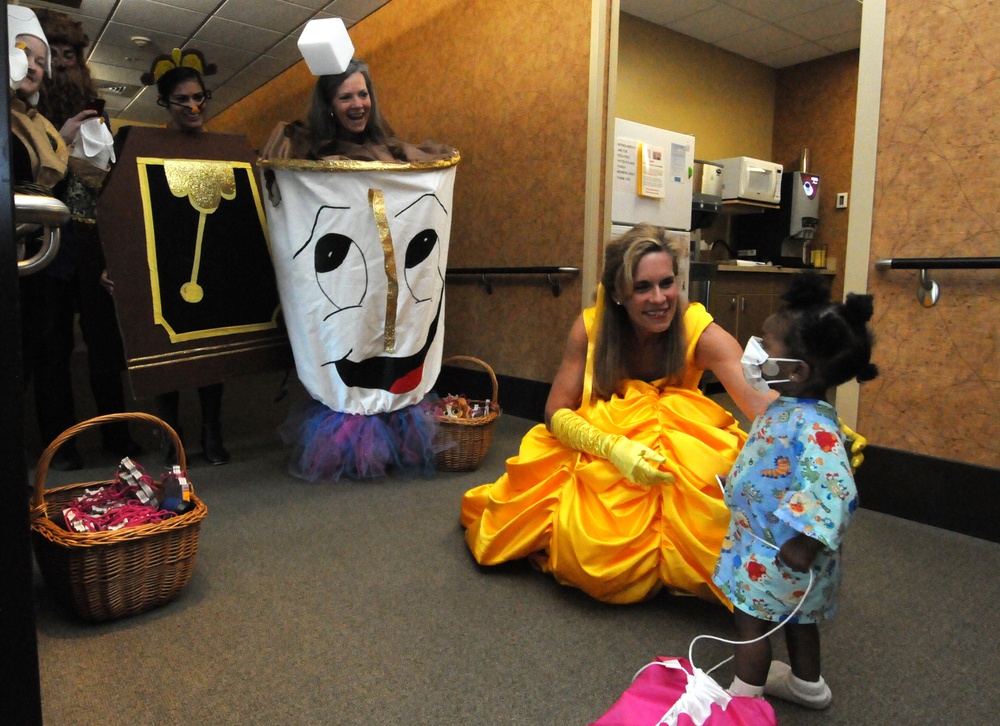 Beauty, Beast bring magic to local hospital