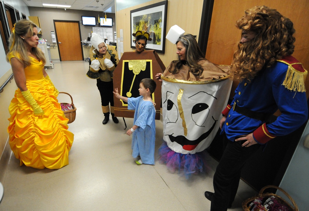 Beauty, Beast bring magic to local hospital