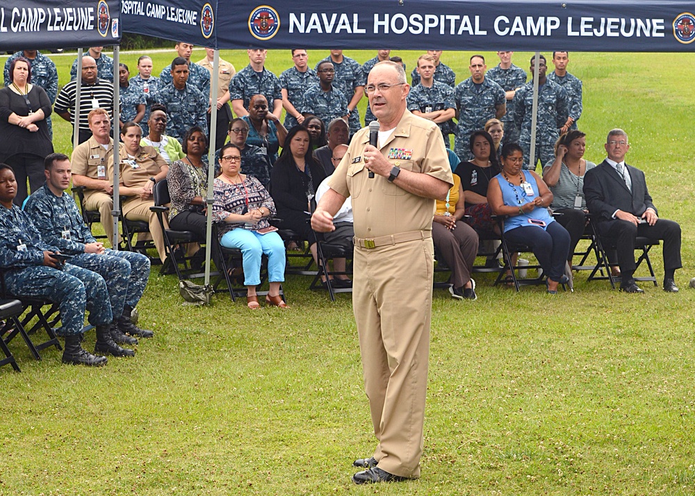 Navy Surgeon General Visits NHCL