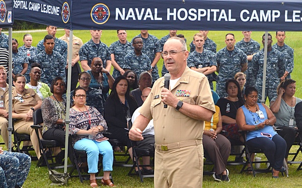 Navy Surgeon General Visits on Heels of Naval Hospital Camp Lejeune’s Renaming as Naval Medical Center Camp Lejeune