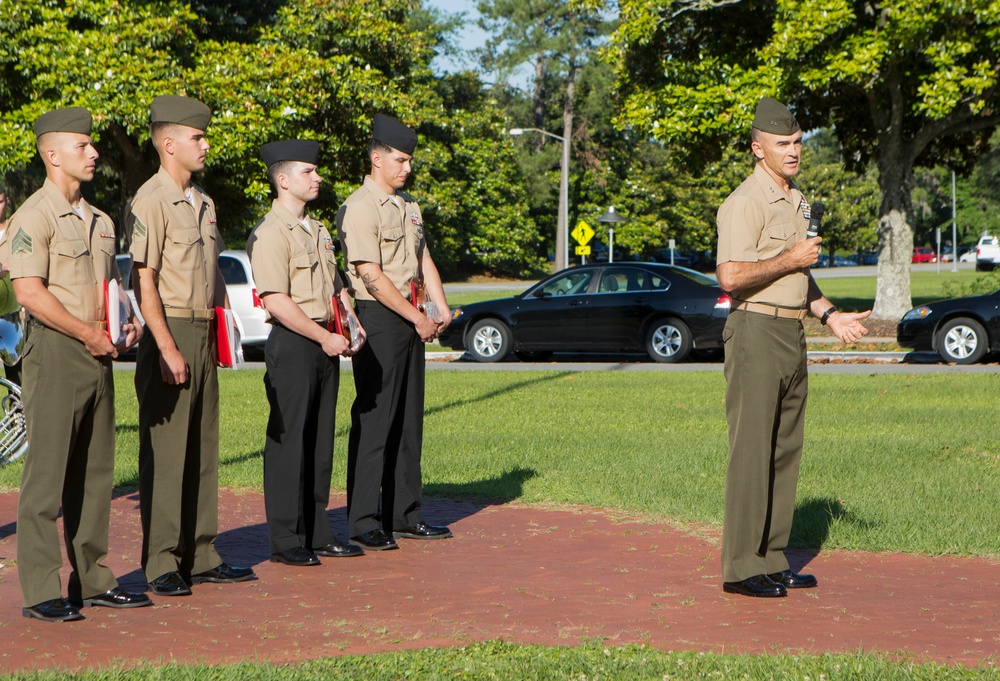 Morning Colors Ceremony