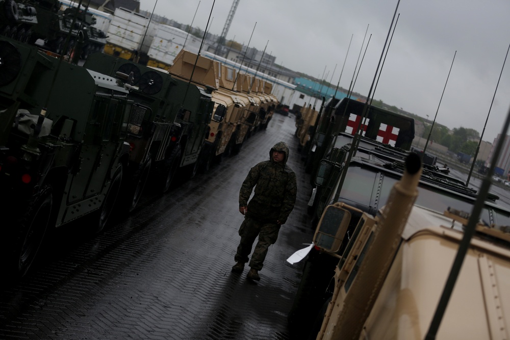 Saber Strike 17: Convoy Movement