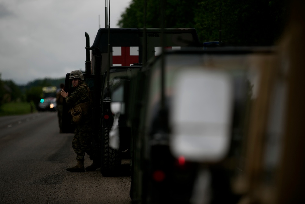 Saber Strike 17: Convoy Movement