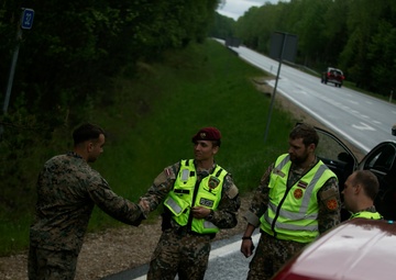 Saber Strike 17: Convoy Movement