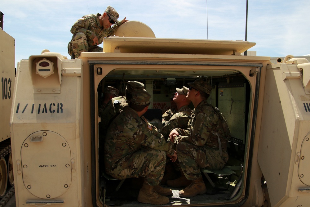 Topeka area RSP Soldiers visit NTC