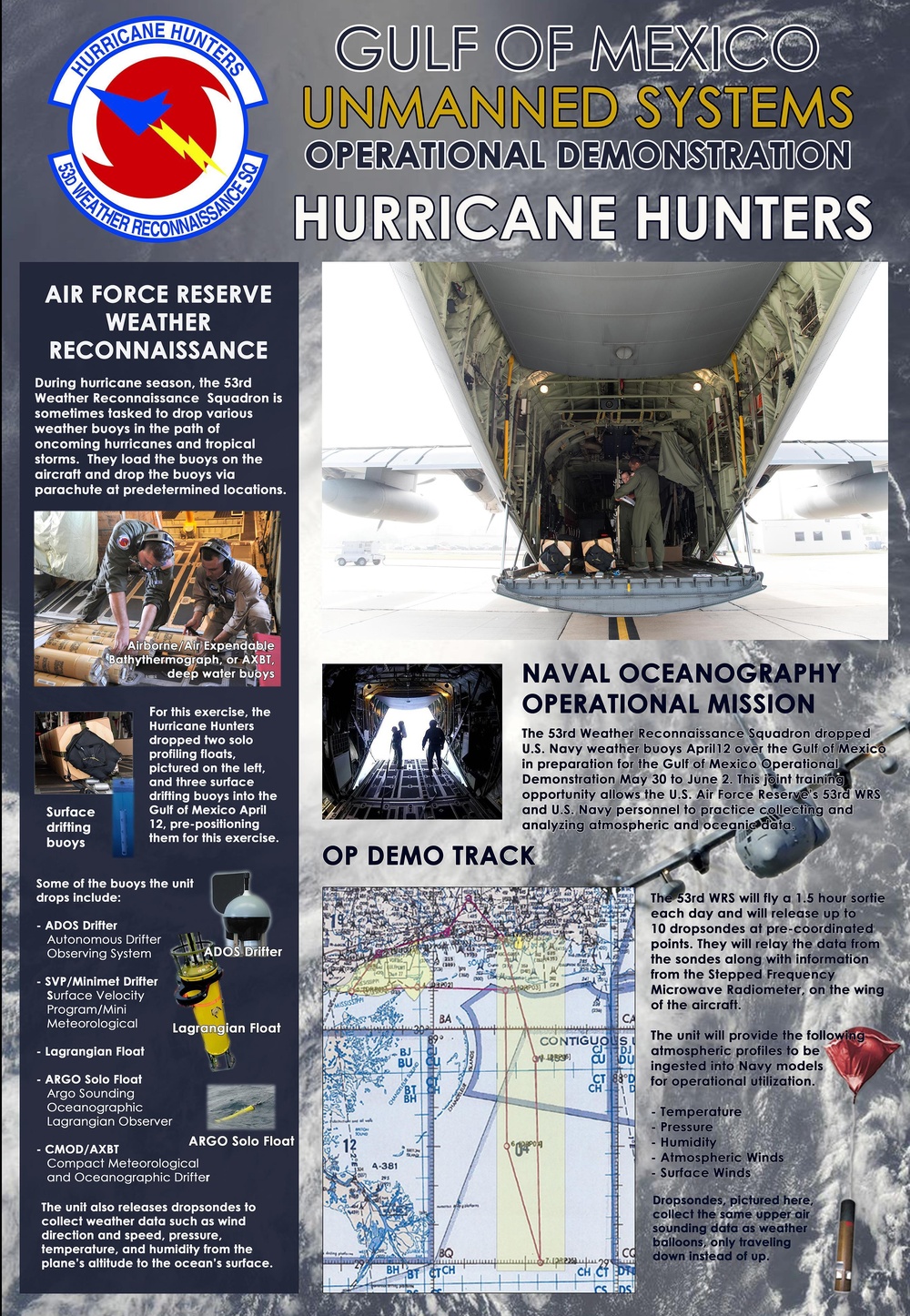Hurricane Hunters take part in U.S. Navy operational demonstration