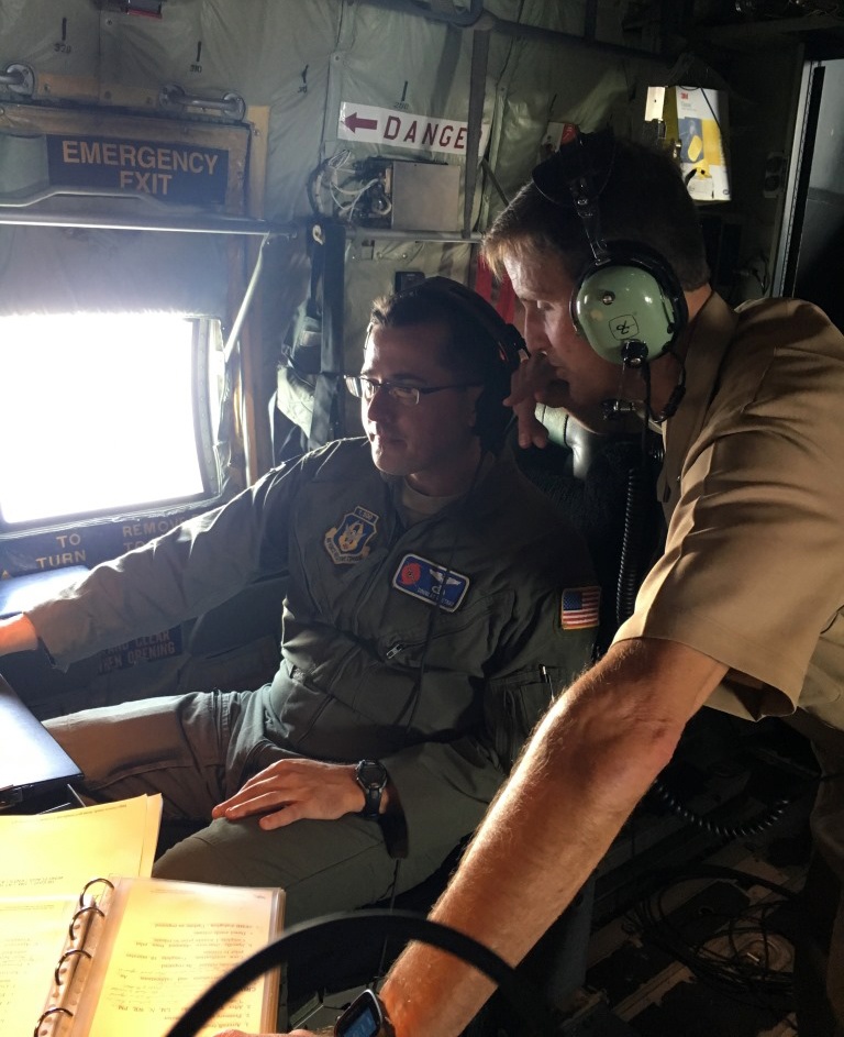 Hurricane Hunters take part in U.S. Navy operational demonstration