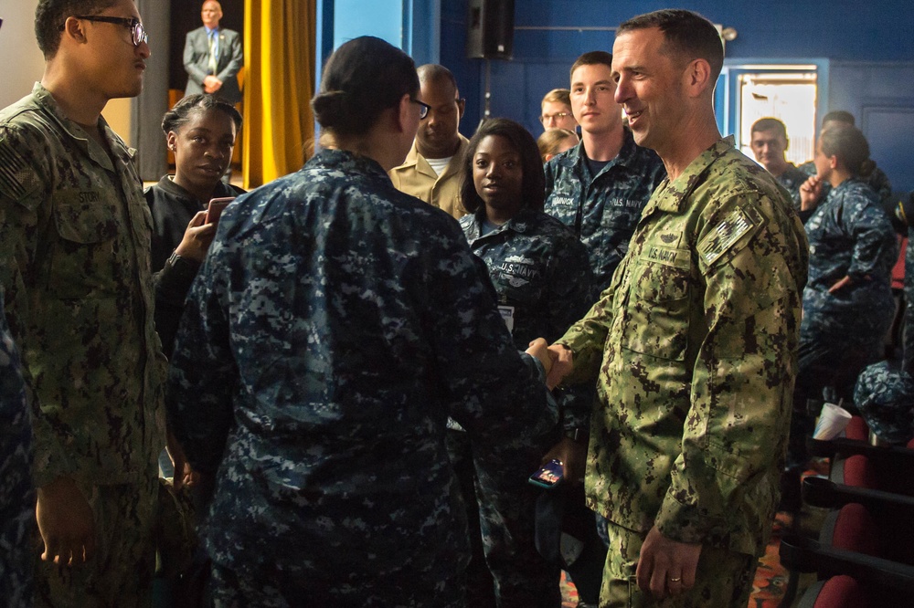 CNO Visits NAS North Island